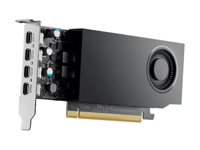 HP NVIDIA RTX A1000 8GB GDDR6 PCIe 4.0 x8 4x miniDP 1.4a